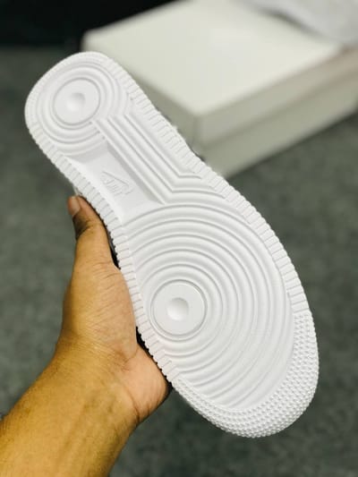 Nike Air Force 1 Low white silver Custom_img_2