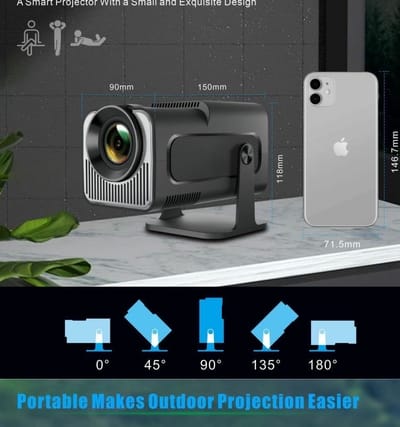 Y320 Mini LED Projector (Portable Home Cinema)_img_9